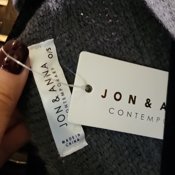 Jon and Anna gray Poncho. New with tags - Picture 5 of 9